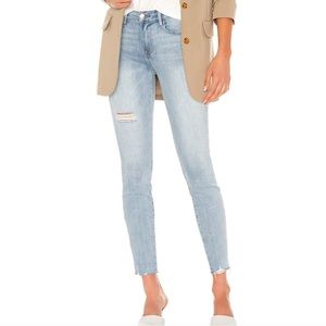 Frame Le Skinny de Jeanne Raw Hem Ankle Alemany Skinny Jeans size 25